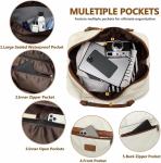 Stylish Duffel Travel Bags With Laptop Compartment Toiletry 19 Inch 19.7x9.8x14