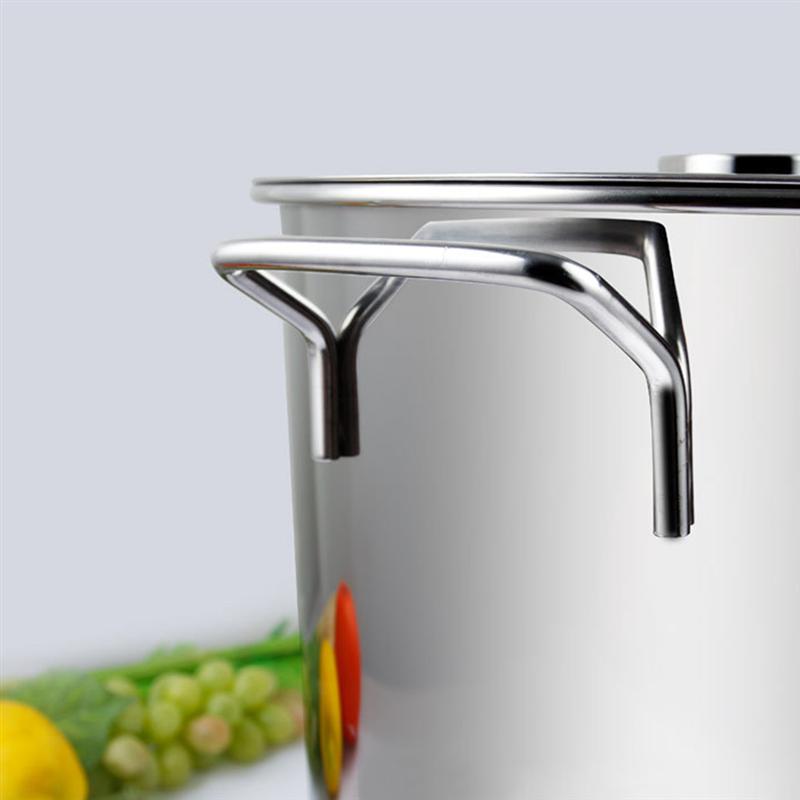 304 Stainless Steel Kitchen Soup Pots Large Capacity Heavy Duty