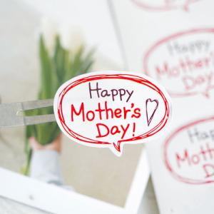 Wholesale Vinyl Polyester Happy Mother'S Day Stickers For Shipping Boxes from china suppliers