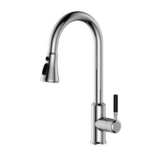 Wholesale Hot Cold Water Pull Out Kitchen Faucet Brass Zn Alloy Brass Body Material from china suppliers