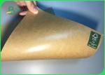 PE Coated Kraft Board Brown Color Waterproof 270gsm + 18g For Food Container