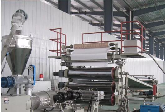 Quality Artificial Marble Sheet Extrusion Equipment Double Screw Horizontal Type for sale