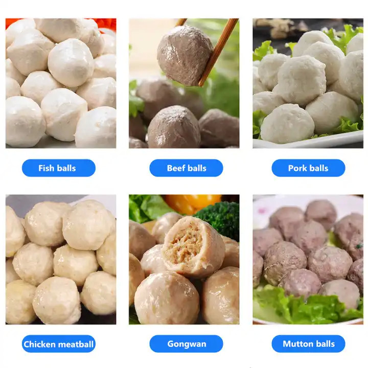 ISO Food Processing Machines Vertical Meatball Forming Machine