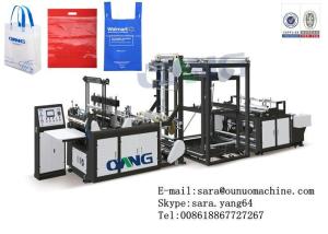 Wholesale Automatic Non Woven Laminating D-cut / T shirt bag Making Machine from china suppliers
