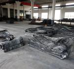 Vessel Launching Boat Lift Airbags , Natural Rubber Inflatable Rubber Balloon