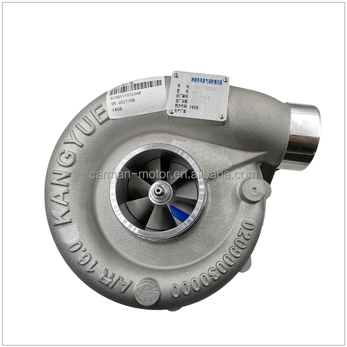 Standard Size 00JG090S055 61561110223 Turbocharger For Weichai Engine WD615.67 J90S-2 Spare Parts