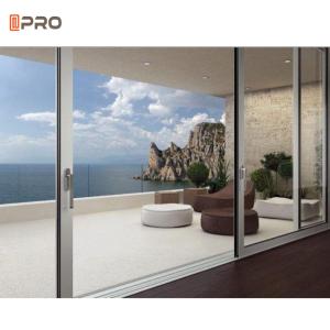 Wholesale Tempered Glass Aluminum Sliding Exterior Door Lift And Slide Soft Close Stacking Lowes from china suppliers