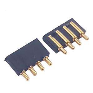 Wholesale 3 Pin Magnetic Pogo Connector Pitch 2.0mm Side Soldering For Battery Power Supply from china suppliers