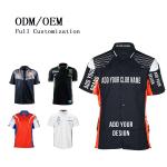 Custom Team Name Sportswear Racing Off-Road Pit Crew Men's Short-Sleeved