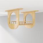 Diy Cat Climbing Wall Wood Cute Cat Tree Save Space Free Combination