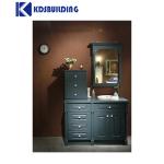 Design Solid Wooden Bathroom Storage Floor Vanity Cabinet