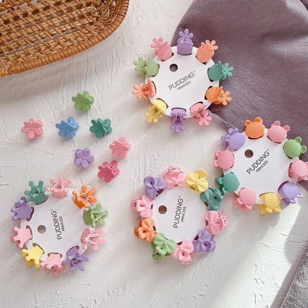 Xmas Childrens Hair Accessories 10 Pcs Set Mini Small Candy Hair Grip 50g