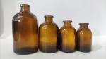 Antibiotic Glass Bottle 30ml 50ml 100ml Moulded Sodium Calcium Borosilicate