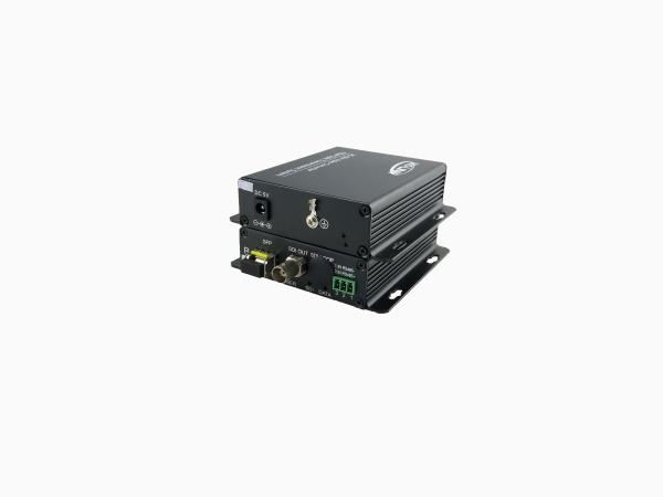 1080P/60Hz 3G-SDI to Fiber Optic Converter with 1 Channel Reverse RS485 up to