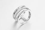 2.52g Custom Handmade Engagement Rings AAA Cubic Zirconia Anniversary Rings