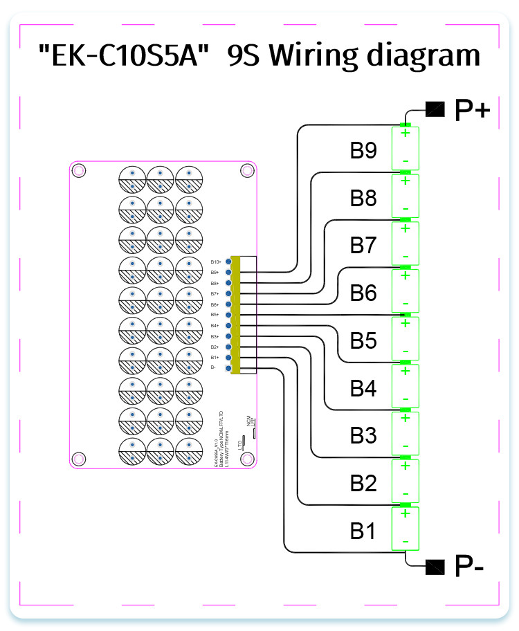Equalizer 8s 9s 10s 5A Active Balancer Lithium li-lion/Lifepo4 Battery Active Balance Board For electrical tools