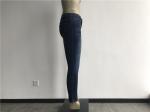 Blue Black Mottled Ladies Denim Jeans With Contrast Stitching TW79167