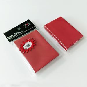 Wholesale Easy Shuffling Card Sleeves Red 66x91mm Playing Card Protector Sleeves SGS from china suppliers