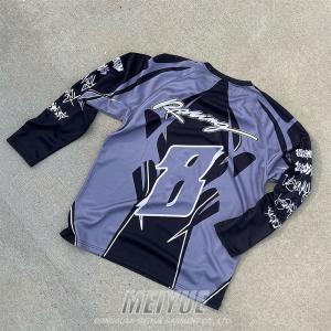 Wholesale Custom Jersey Long Sleeve 100% Polyester Sport Wear Football Soccer Shirt Clothes Basketball Lightweight StreetwearJersey Men from china suppliers