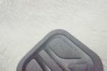 Gray Soft Environmentally Friendly Microfiber Label , Costom High Frequency Logo