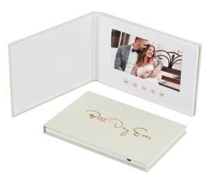 Wholesale Custom logos memory wedding invitations book lcd business card gift screen 7 inch greeting business video brochure from china suppliers