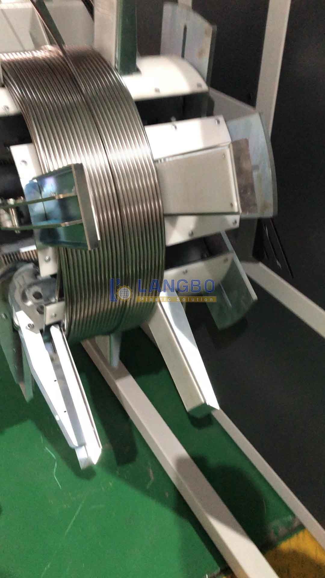 Automatic Pipe Coiler for PE Plastic Single Wall Corrugated Extrusion Line