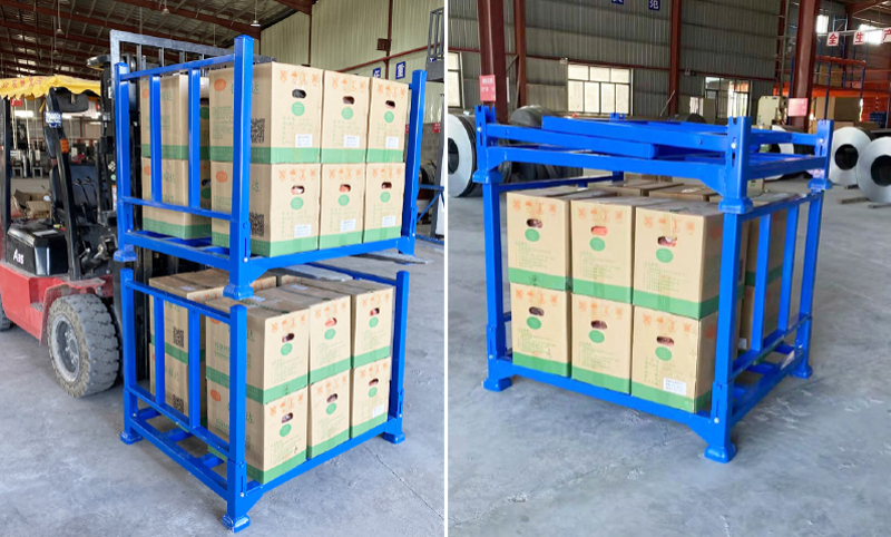 Folding Pallet Stacking Rack