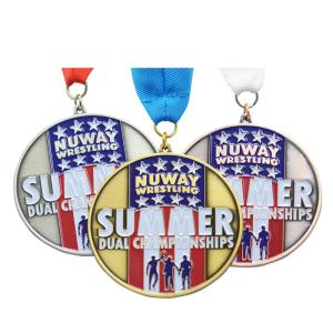 Wholesale Promotional Marathon event medal Metal logo customized great gifts from china suppliers