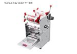 300W 300 Pcs/H Manual Tray Sealing Machine Roll Film Packaging