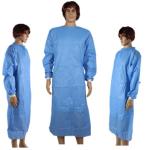 Fluid Resistant Medical Isolation Gowns , Disposable Laboratory Gowns