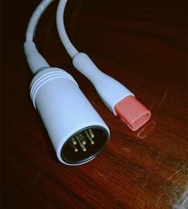 Wholesale Datascope GE Marquette BP Cable Round 6 Pin To 5 Pin Grey Color Adaptor 3M Length from china suppliers