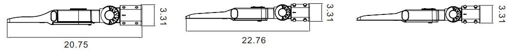 AC100-277V 80-300W LED Shoebox Light Explosion Proof