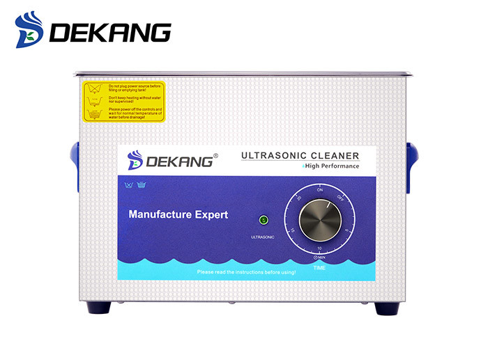 Timing Control Industrial Mechanical Ultrasonic Cleaner With Stainless Steel Basket 4.5L