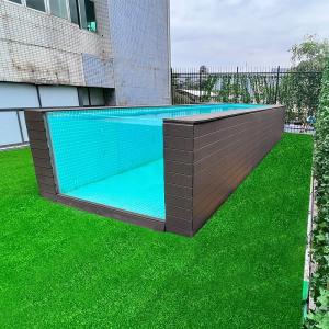 Wholesale 2500KGS Net Weight Clear Swim Spa Pool for Outdoor Aquatic Training and Relaxation from china suppliers