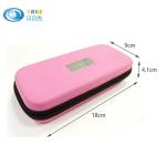 Durable E - Cig Hard Eva Case Holder For Shisha Pens / Charger / Liquid Pink