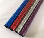 High Modulus Carbon Fiber Products Colourful Kevlar Aramid Carbon Fiber Tube