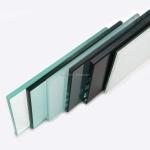 8.38mm 10.38mm French Green PVB Laminated Safety Glass for Kitchen Staircase