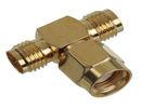 T Type RF Antenna Connector SMA Male To 2 SMA Female Adapter RF Spliter