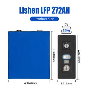 Wholesale 3.2V 272Ah 280Ah CATL Deligreen Lishen LiFePO4 Battery Cell from china suppliers