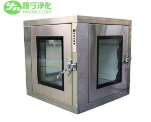 Wholesale Corner Door Cleanroom Pass Box Stainless Steel Electronic Interlocking ISO14644 from china suppliers