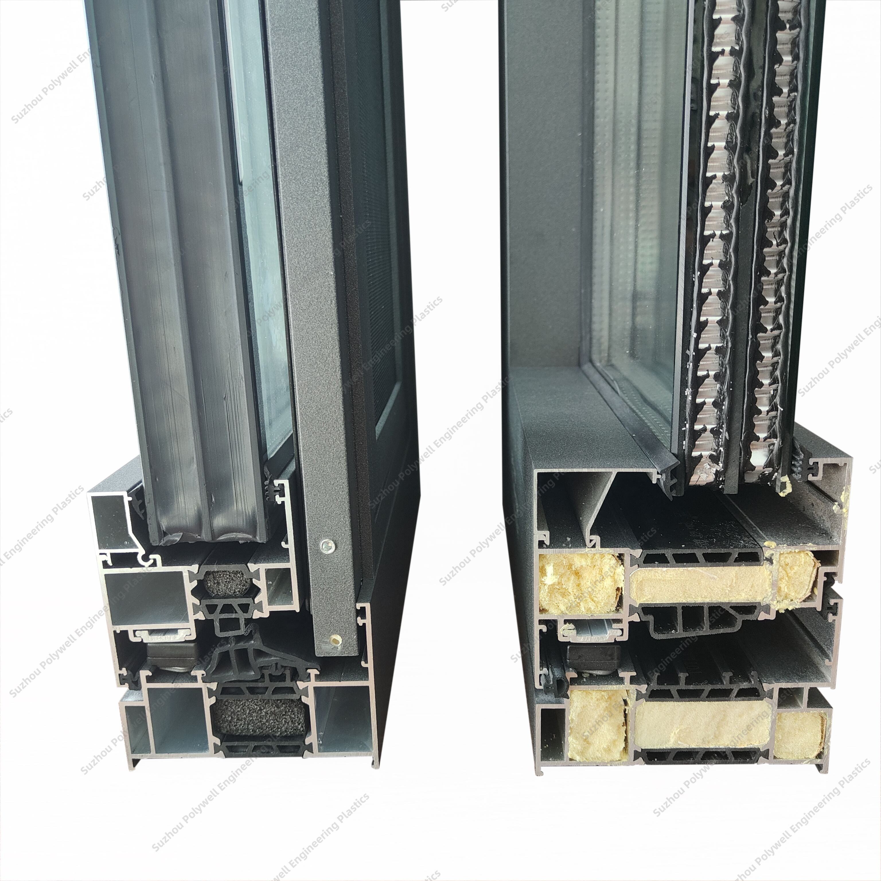 Glass Filled Nylon Thermal Break Strip Weather Stripping For Aluminum Windows