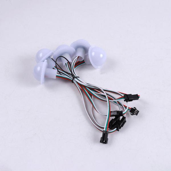 Amusement Programmable Carnival LED Light 45mm 1W DC12V RGB For Outdoor