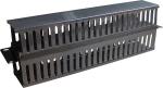2U Horizontal Cable Manager 19" Rack Mount Double Side Plastic