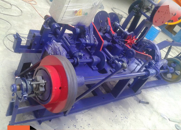 Automatic High safety Reverse Twisted Barbed Wire mesh Machine with High Speed