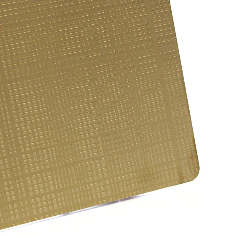 Mirror Etched Stainless Steel Sheet SS Decoration plate 2000mm Width