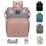 Fashion Mommy Bag Baby diaper bag with mattress for easy outing Waterproof