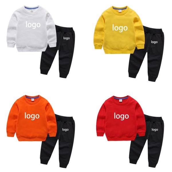 80cm-150cm Spring Children's Clothing Kids 2pcs Toddler Jogger Clothing Sweat