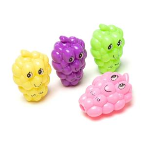 Wholesale Colorful Smile Fruit Grape Art Pencil Sharpener Baby Toy from china suppliers