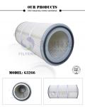 Pleated Folding Industrial Extractor Filters , 324 * 213 * 660mm Dust Filter
