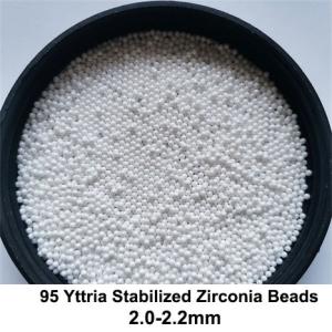 Wholesale 2mm Zirconia Grinding Media 95 Ceramic Grinding Media For Lithium Battery Material from china suppliers